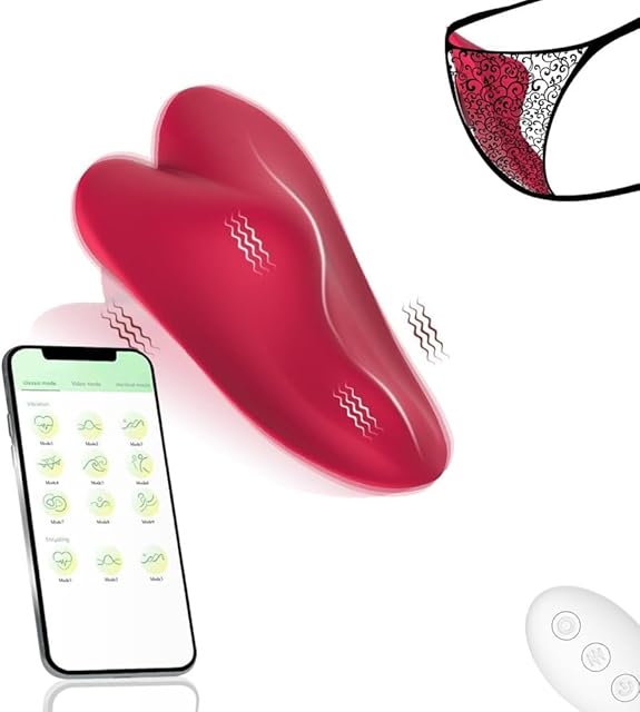 Generic Couples Play with Wireless Panties Remote Control vibratiers for Women Date Night Wearable Massager Clitioral Massage Tools, Clitioral Stimulant with Virabtoer Sucker Handle Toy cbcfd07