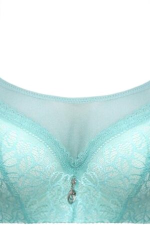 Womens Underwire Push Up Bra Sheer Sexy Lace Lingerie Underwear Plus Size