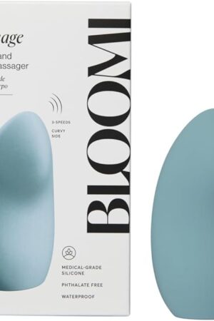 Bloomi Massager Clitoral Body Wand Massager Vibrating Clit Stimulation Soft Silicone Ultra Powerful Motor for Deep, Rumbling Muscle Relaxing Vibrations Date Night Couples 225?"L