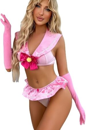Women Sailor Schoolgirl Role Play Costume Anime Cosplay Uniform Sexy Lingerie Nightwear