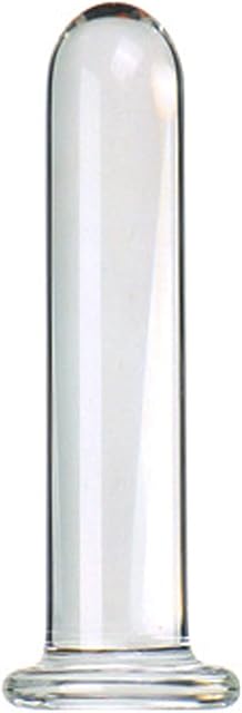 Glass Dildo Crystal Glass Wand Dildo Penis, WTOGETAO Large Round Glass Butt Plug Huge Crystal Anal Plug Anal Masturbation Butt Expander Sex Wand SM G-spot Anal Pleasure Trainer for Men Women (3.5cm)
