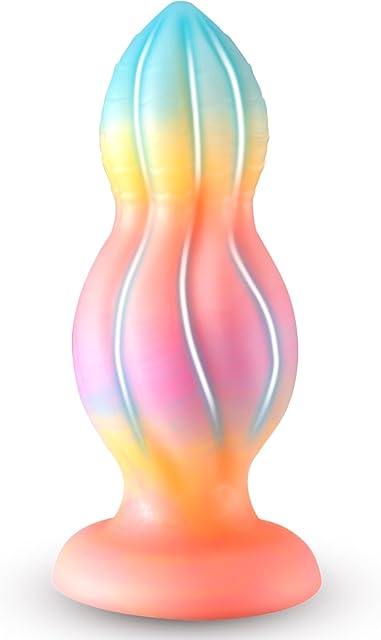 275'Diameter Huge Thick Butt Plug, Realistic Silicone Knot Dildo with Strong Suction Cup for Hands-Free for G-spot Stimulation and Prostate Orgasm for Men and Women 637'' Anal Plug Adult Toy
