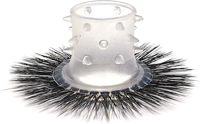 Cock Ring Penis Ring Silicone Penis Ring with Fake Hair Adult Erotica Delayed Ejaculation Stimulation Penis Enhanced Erection