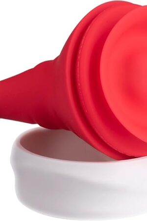 Christmas Santa Hat Sex Toy Vibrator for Women - Double Head Clitoris and Nipple Stimulator, Erotic G Spot Massager - 10 Vibration Modes, 5-Speed Sliding Ball Rolling Sexual Stimulation Device