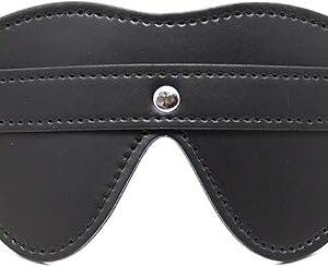 Bondage Blindfold Eye Mask BDSM Adult Sex Toy Sexy Eye Mask for Couple Women Cosplay (Black)