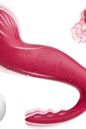Wearable Vibrator Sex Toys for Women - 3 in 1 Panty Mini Vibrator for G Spot, Clitoral Spot and Anal Stimulation, Remote Control Adult Toys with 10 Vibration Modes for Female Couples Pleasure