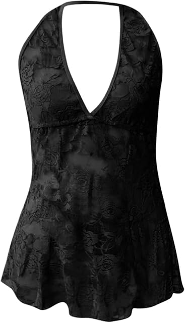 Women Lingerie Sexy Sleepwear Lace Chemise Nightgown See Through Teddy Babydoll Nightwear for Sex Naughty Play