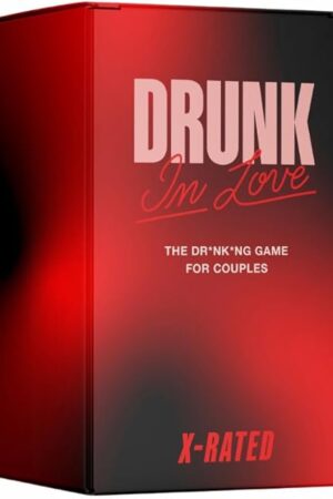 Drunk in Love Couples Drinking Card Game Fun Intimate Date Night Games Relationship Couples Games for Adults 50 Spicy Dare Cards Romantic Anniversary Party & Valentines Gifts