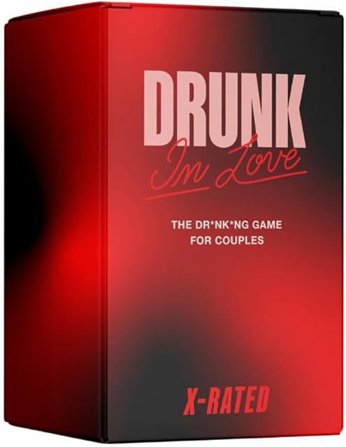 Drunk in Love Couples Drinking Card Game Fun Intimate Date Night Games Relationship Couples Games for Adults 50 Spicy Dare Cards Romantic Anniversary Party & Valentines Gifts