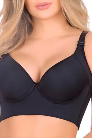 Women's Filifit Shapewear Uplift Bra Hide Back Fat Full Back Smoothing Coverage Bras Push Up
