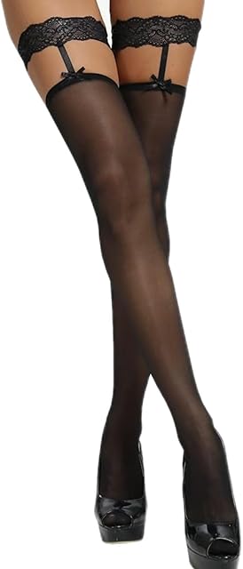 Women Hoisery Stocking Sexy Lace Top Thigh High Stockings