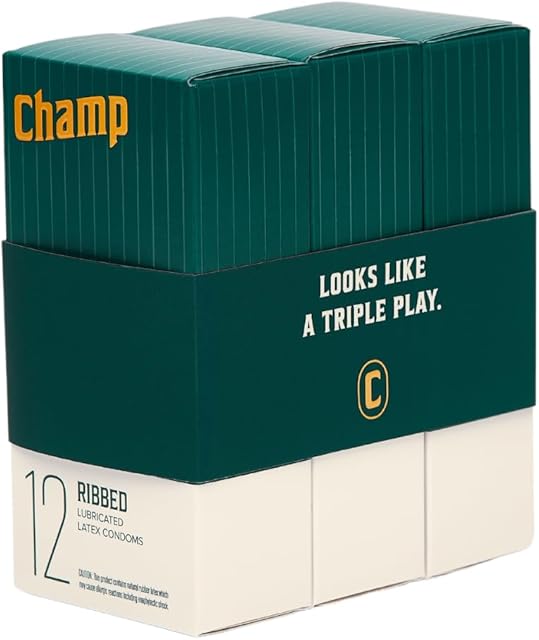 Champ | Ribbed Condoms | Lubricated Latex Condoms | Fragrance and Paraben-Free | 36-Count