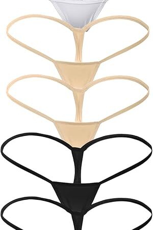 G-String Thongs for Women Sexy Womens Underwear Seamless Thongs Sexy Low Rise Briefs