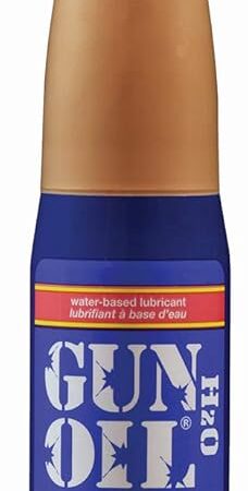 Gun Oil Water Based Lube 4 Ounce Premium Personal Lubricant, Long Lasting Non Staining Toy Safe Paraben Free Intimate Lubes for Women Men & Couples