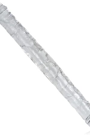 FST Double Ended Dildo Transparent Realistic Dildo with Lifelike Penis Vein Texture G Spot Stimulator Vaginal Dialators for Prostate Massage Sexual Stimulation Device for Lesbian and Gay Couples 13In