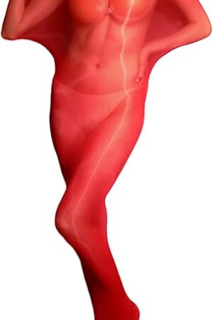 Body Stockings for Women Nylon Sexy Sheer Bodystocking Dress Oily Pullover Full Body Bodysuit