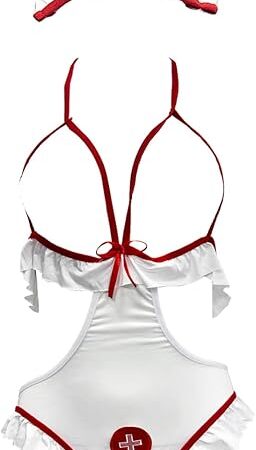 Women Nurse Role Play Outfits Lingerie Set Naughty Nightingale Nurse Costume
