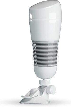 LeLuv Male Masturbator Showerproof Hard-shelled with Suction Cup and Concealing Cap