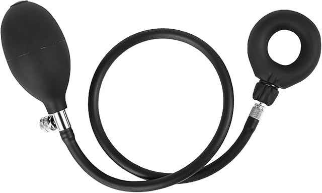 Inflatable Penis Rings Sleeve Silicone Cock Ring Penis Plug Scrotum Ring Male Penis Extender Enhancer Penis Enlarger Delay Adult Sex Toys for Men