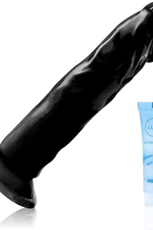 5.1 inch Small Beginner Dildo Realistic Dildos Human Safety Material for Clitoral Vagina and Anal with Powerful Suction Cup, Adult Sex Toys for Women Men Couple (Black)