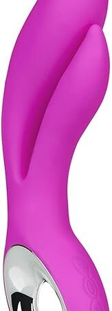 Flower Power Rabbit Vibrator - G-Spot Vibrator and Clitoris Stimulator, 21 Vibration Settings - Waterproof, Rechargeable