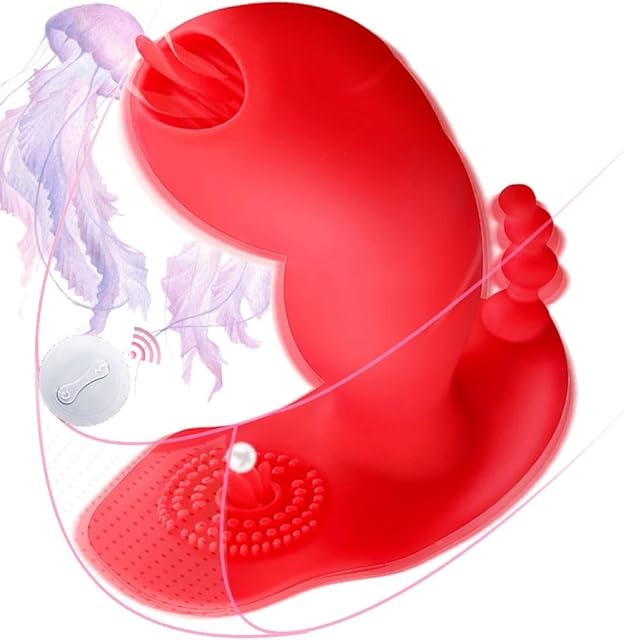 Wearable Remote Control Vibrator Adult Sex Toys Wearable Panty Vibrator, Female Sex Toy with 10 Powerful Modes Vibrators for Women Men Sexual Pleasure Adult Toys for Womer Gifts Fun Women