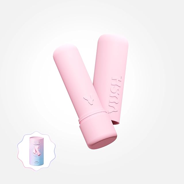 Gloss Bullet Vibrator - Travel-Size Clitoral Stimulator, Powerful Personal Massager with Cap, Waterproof, Rechargeable (Pink)