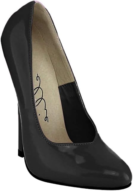 Women's 6 Inch Heel Fetish Pump (Black;9)