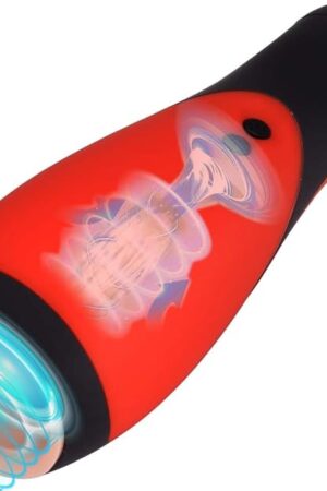 Automatic Male Masturbator Upgraded 30 Vibration Hands Free Deep Throat Stroker Cup with 3D Realistic Textured Blowjob Pocket Pussy Adult Male Sex Toy for Men