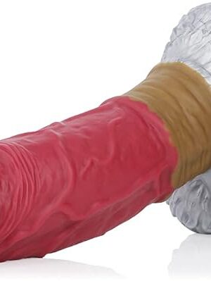 3.7" Diameter Huge Thick Dildo Nothosaur FamarioG-Spot Dildo Silicone Suction Dildo Anal Dildo Anal Plug,Unique Design Beginner Soft Dildo BBC Dildo, Dildo for Men Female Sex Toys, XXL, Mountain