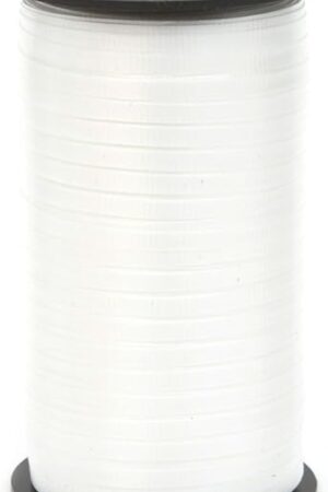 Berwick 1 01 3/16" Wide Splendorette Crimped Curling Ribbon for Gift Wrapping and Hair Bows, 500-Yard Spool, White