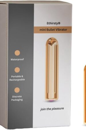 Bullet Mini Vibrator for Women, Multi Frequency Vibrations, Fully Waterproof, USB Rechargeable