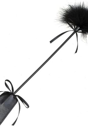 Feather Tickler and Leather Slapper Costume Accessory (Black)