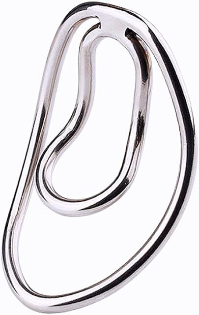 CHNLML Male Chastity Clip Penis Clip Penis Restraint Device for Crossdressing Roleplay, Stainless Steel Fufu Clip Men BDSM Bondage Sex Toy