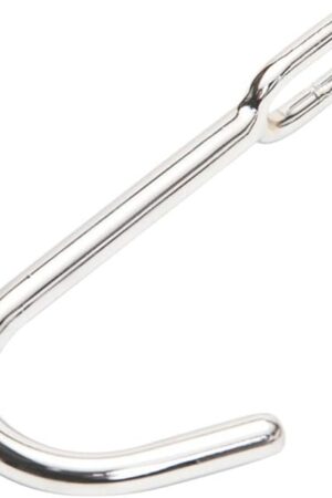 Anal Hook Restraint BDSM Toys Smooth Metal Butt Plug Anal Plug SM Anal Gay Sex Toys for Man and Woman Adult Flirting Games (Length:7 inch/178 cm, Silver)