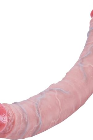 24.4*2.2 inch Huge double-ended thick dildo, extra large silicone double-headed dildo for vaginal anal stimulator,XXL wide realistic long dual penis for couples,women and gay men,giant adult sex toys