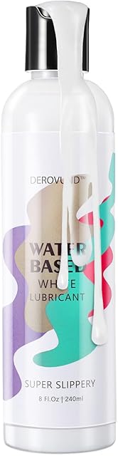 Cum lube, Super Slippery Sex Lube Water-Based Personal White Lubricant with Hyaluronic Acid, Creamy White Lube Unscented for Sensitive Skin, Women & Men & Couples