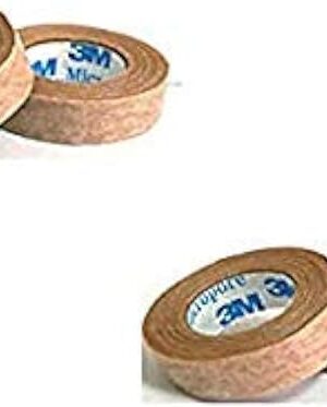 3M Micropore Tan Surgical Tape 05" Wide -4 Rolls (4 Pack)