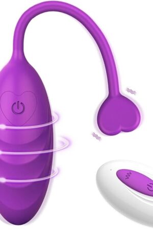 Generic 10 Speeds Vibrating Egg Vaginal Ball Wireless Remote Jump Eggs Sex Toys Vibrator for Women Anal G-Spot Clitoris Stimulation, Purple