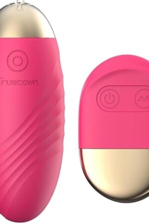 Bullet Vibrator Remote Control Trustown Egg Vibrator for G spot Clit Stimulation Soft Silicone Wearable Rechargeable Waterproof 10 Vibration Modes Adult Sex Toy for Women and Couples