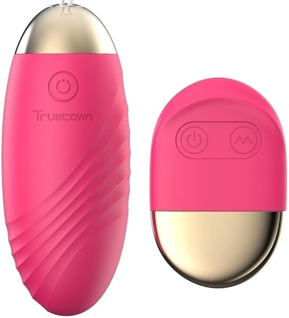 Bullet Vibrator Remote Control Trustown Egg Vibrator for G spot Clit Stimulation Soft Silicone Wearable Rechargeable Waterproof 10 Vibration Modes Adult Sex Toy for Women and Couples