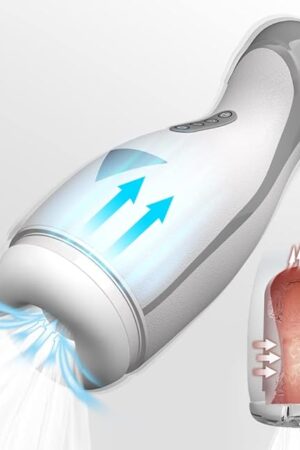 Automatic Sucking Blowjob Sex Machine Male Masturbator, Adult Sex Toys for Men, Vibrating Heating Hands Free Men's Sex Toy Stroker Penis Vibrator, Masturbators Pocket Pussy for Men Pleasure Realistic
