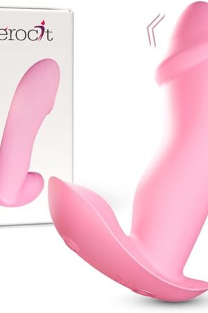 Inflatable Dildo Anal Vibrator for Men and Women ? Wearable G-Spot and Prostate Massager Silicone Double-Ended Sex Toy Rechargeable Waterproof