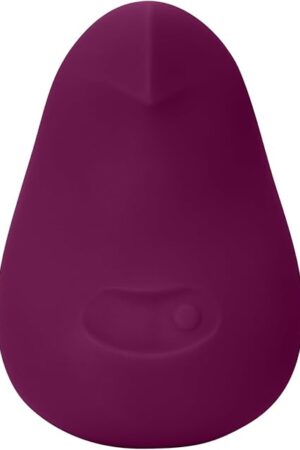 Dame Products Pom Personal Massager for Women - Flexible Stress Reliever - 5 Speeds - Rechargeable - 100% Waterproof and Body-Safe - Plum Color