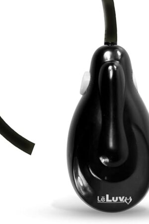 LeLuv Epump Handheld Electric eGrip Vacuum Pump Handle - Black with Silicone 18" Hose
