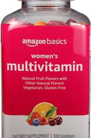 Amazon Basics Women's Multivitamin, 300 Gummies (150 Servings) (Previously Solimo)