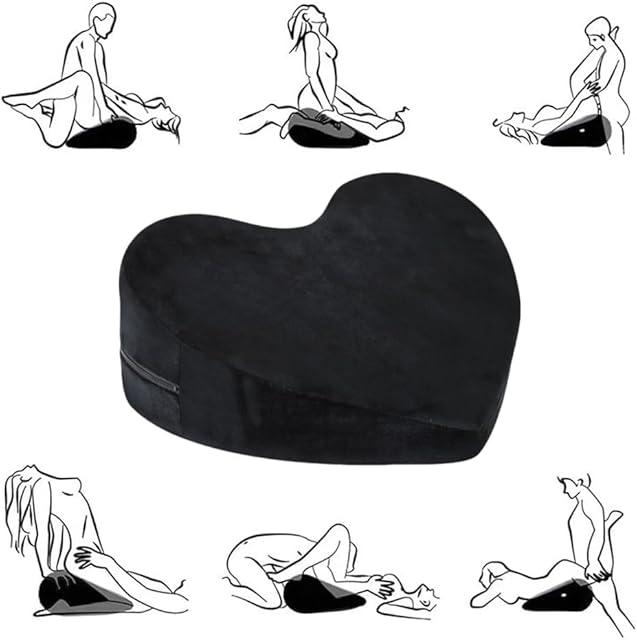 Intimacy Positioning Pillow Soft Foam Support Cushion for Couples, Ergonomic Design for Comfort & Bedroom Play ((13.18"L x 18.89"W x 7.08"H))