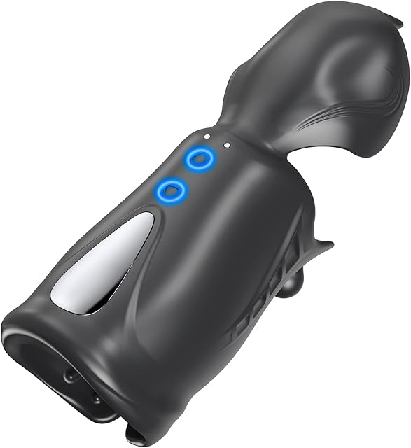Automatic Male Masturbator Toys Dual Motor Vibration Penis Exerciser with 10 Vibration Modes for Testis Penis Glans Stimulation Rechargeable Adult Sex Toys for Male Longer Harder Stronger Erection