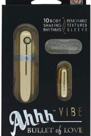 Golden Triangle Ahh Vibe Bullet Of Love Remote Control Bullet, Gold