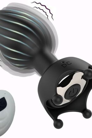Anal Plug Vibrating Butt Plug Sex Toys Vibrator- TRACROD Silicone Anal Toys with Wireless Remote Control 10 Frequency Vibration, Vibrating Anal Plug and Prostate Massager, Adult Sex Toys and Games